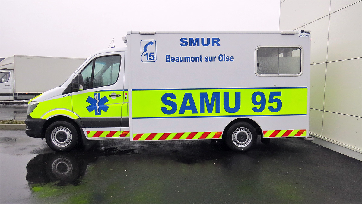 2 nouveaux véhicules pour le SAMU de Beaumont-sur-Oise par Baus France