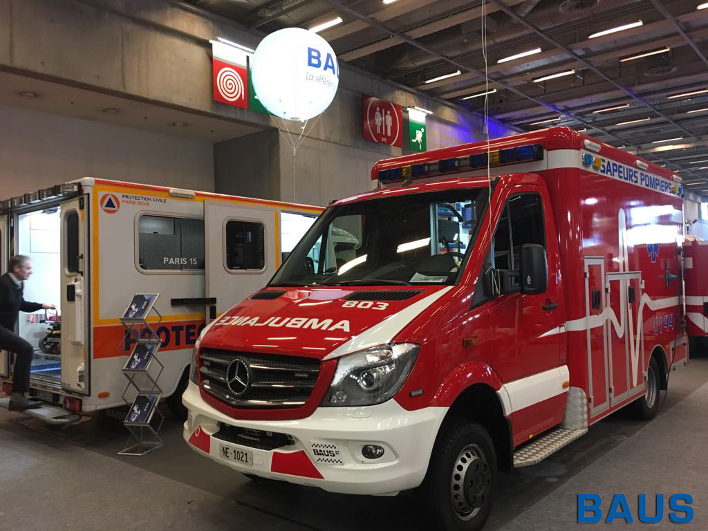BAUS au Salon Secours Expo 2018 - Ambulances BAUS